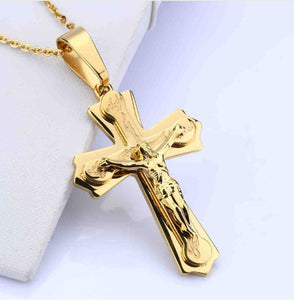 Jesus Pendant Men Necklace