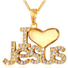 Load image into Gallery viewer,  &quot;I Love Jesus&quot; Christian Necklace