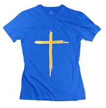 Load image into Gallery viewer, Christian Cross Icon Women T-shirt