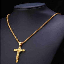 Load image into Gallery viewer, Vintage Jesus Piece Pendant Necklace