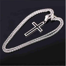 Load image into Gallery viewer, Trendy Black Cross Pendant &amp; Necklace