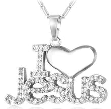 Load image into Gallery viewer,  &quot;I Love Jesus&quot; Christian Necklace