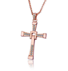 CZ Diamond Religious Necklace