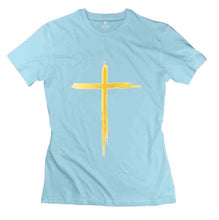 Load image into Gallery viewer, Christian Cross Icon Women T-shirt