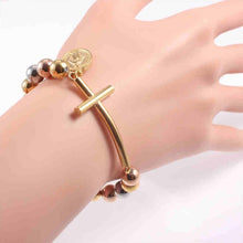 Load image into Gallery viewer, Virgin Mary Charm Cross Bracelets