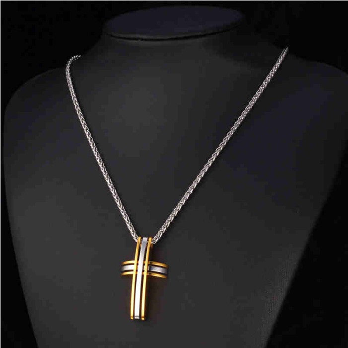 Jesus Piece Cross Christian Necklace