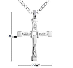 CZ Diamond Religious Necklace