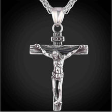 Load image into Gallery viewer, Vintage Jesus Piece Pendant Necklace