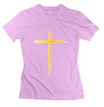 Load image into Gallery viewer, Christian Cross Icon Women T-shirt