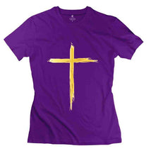 Load image into Gallery viewer, Christian Cross Icon Women T-shirt