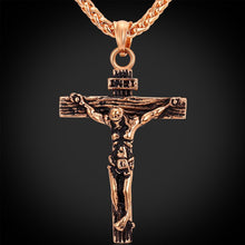 Load image into Gallery viewer, Vintage Jesus Piece Pendant Necklace