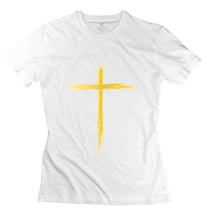 Load image into Gallery viewer, Christian Cross Icon Women T-shirt