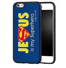 Load image into Gallery viewer, Jesus Is My Superhero iPhone Case