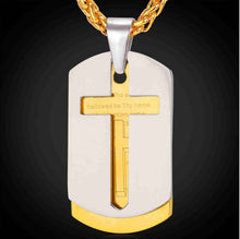 Load image into Gallery viewer, Bible Lords Prayer Pendant Necklace