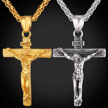 Load image into Gallery viewer, Vintage Jesus Piece Pendant Necklace