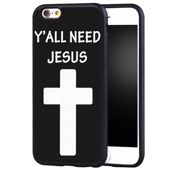 Funny Cool Jesus Cross iPhone Cases