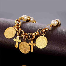 Load image into Gallery viewer, Cross Jesus Piece Bracelet